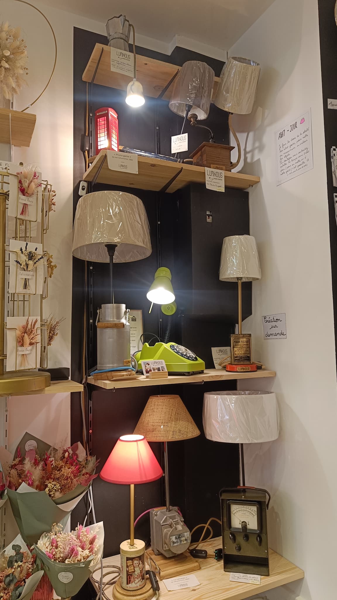 stand luminous boutique de créateurs le shop à Albi Tarn 81